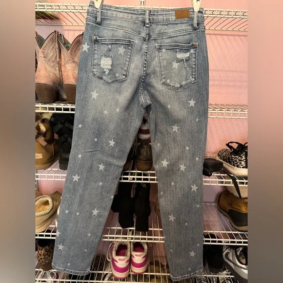 Judy Blue star ⭐️ jeans, size 7/28 - Picture 7 of 9